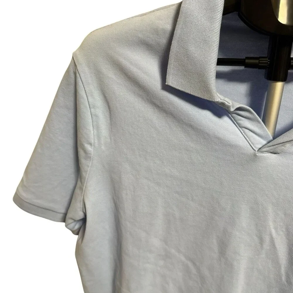 Ralph Lauren Shirt Men's Large Regular‎ Fit Polo Navy Pima Soft Touch